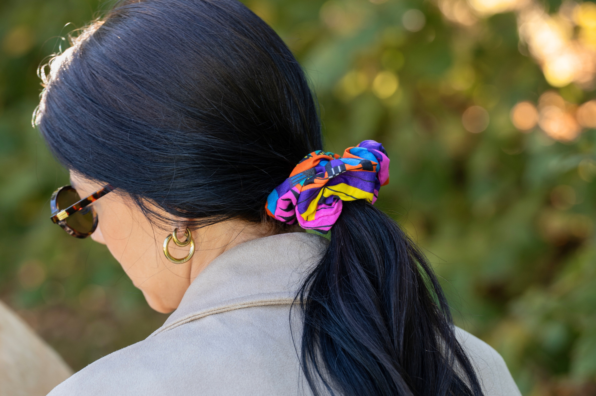 Bandana & Scrunchie Set 80s Style