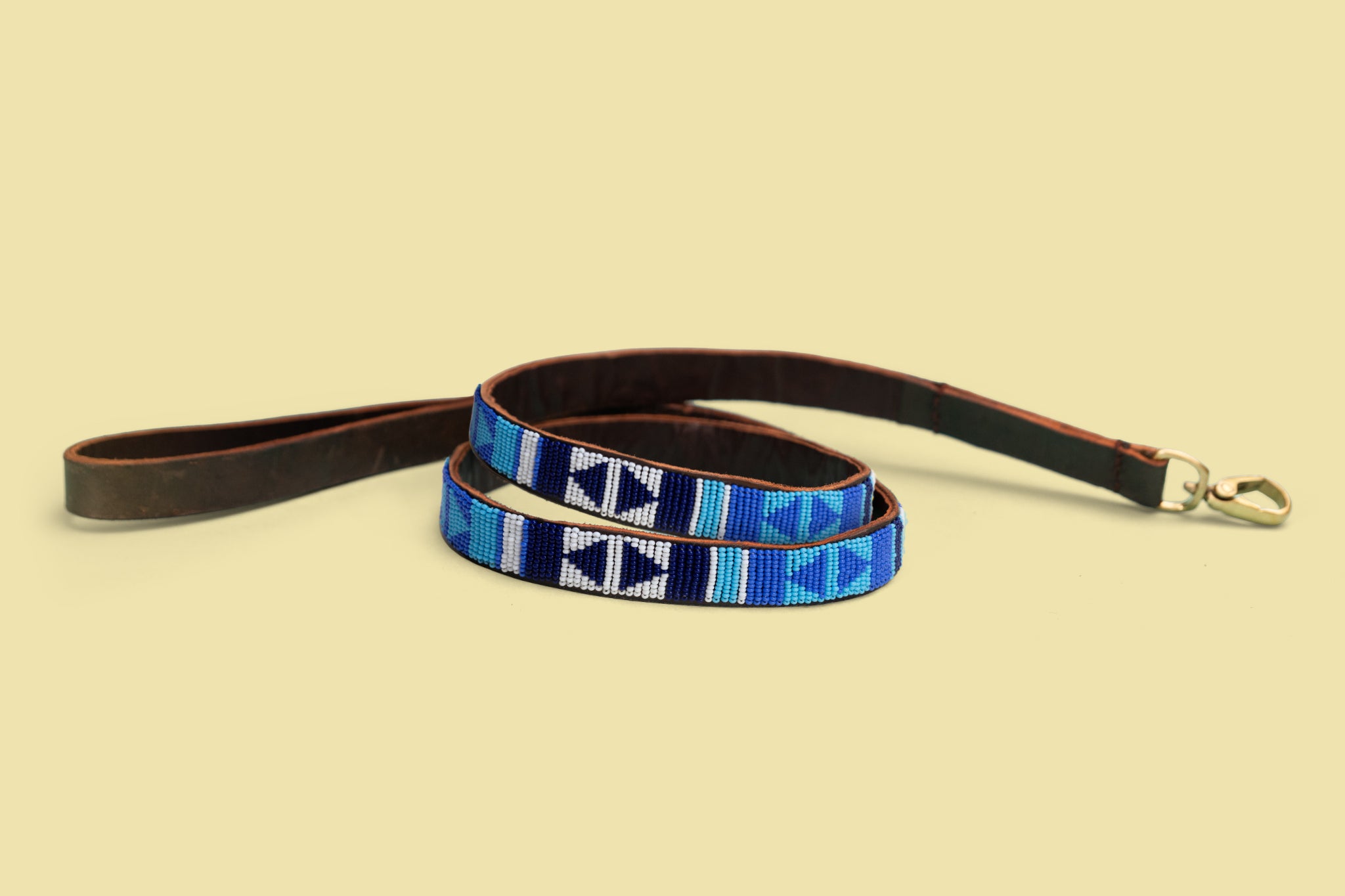 Beaded Leash | Blue Ocean